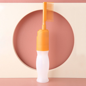 Flacon de traitement capillaire avec brosse peigne, 110 ml, en plastique, avec échelle de mesure, pour teinture, permanente et coiffage - Product Image 2