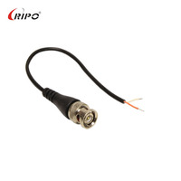 Cable de 20 cm de alta calidad con conector BNC Adaptadores RF para cables coaxiales de cámara CCTV