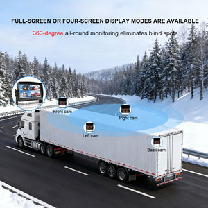 Système de surveillance 4 canaux pour camion avec caméra anti-buée à chauffage automatique 1080P AHD, kit de vision arrière étanche IP68 avec DVR pour la sécurité de la flotte - Product Image 2