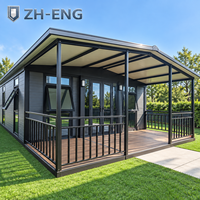 Exportation vers l'Australie : Maison conteneur extensible étanche de 20 pieds avec cuisine et salle de bain pour usage résidentiel