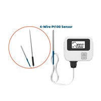 IoT Smart Industrial Temp temperatur perekam Data Logger Rtd Pt100 Sensor temperatur untuk truk logistik rantai dingin