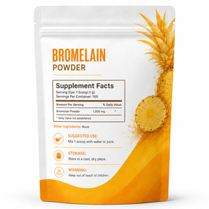 Poudre de Nattokinase, Curcumine, Quercétine et Bromélaïne de Haute Qualité, Biologique, en Vrac, 50000u/g, Supplément de Sélénium, 100g - Product Image 6