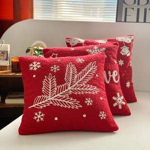 Joyeux Noël <span class=keywords><strong>Cerf</strong></span> Flocon <span class=keywords><strong>De</strong></span> Neige <span class=keywords><strong>Housse</strong></span> <span class=keywords><strong>De</strong></span> <span class=keywords><strong>Coussin</strong></span> Appui-Tête Taie D'oreiller Arbre <span class=keywords><strong>De</strong></span> Noël Canapé Décoration <span class=keywords><strong>De</strong></span> La Maison En Peluche Taie D'oreiller - Product Image 3