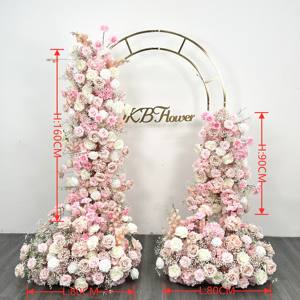 ของตกแต่งพื้นหลังซุ้มแต่งงานเทียมที่มีสีสันโรแมนติก - Product Image 2