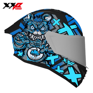 <span class=keywords><strong>Cascos</strong></span> Integrales <span class=keywords><strong>de</strong></span> Motocicleta NUEVOS con Alerón Grande, Doble Visera, Hebilla <span class=keywords><strong>de</strong></span> Liberación Rápida, Tallas S-XXL, XXP VINDICATOR FRENZY DOT ABS - Product Image 5