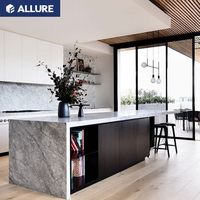 Allure APP Designs modernes Armoires de cuisine suspendues Armoire de cuisine avec îlot Personnalisé Durable 3 ans E0, E1