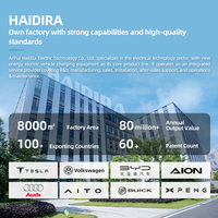 HAIDIRA Chargeur rapide DC tout-en-un 160 kW à double pistolet CCS2 Station de recharge intelligente pour véhicules électriques OCPP 1.6 RFID pour usage commercial