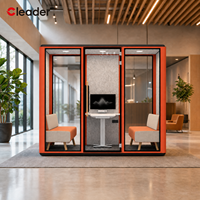 Cadre en aluminium rectangulaire moderne éclairage LED de cosse de bureau Installation rapide Espace-Intimité Hôtels Appartements