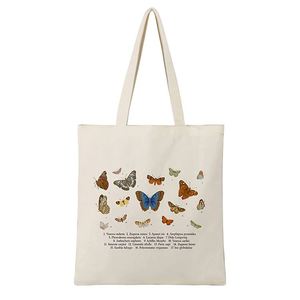 High Quality Custom Printed Organic Cotton Canvas Tote <b>Bag</b> Ladies Style Handled Beach <b>Bag</b> for Gift Promotions with Custom Logo - Product Image 1