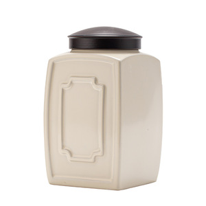 Boîte à thé en céramique Ding Ware, carrée, hermétique, résistante à l'humidité, pour le stockage du thé - Product Image 5