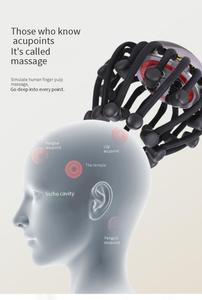 Masseur de cuir chevelu en silicone Zmind <span class=keywords><strong>avec</strong></span> 20 doigts pour soulager <span class=keywords><strong>la</strong></span> tension, télécommande sans fil et physiothérapie infrarouge - Product Image 6
