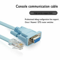 Câble de console réseau personnalisé 1.8m Rs232 Db9 femelle vers Rj45 pour commutateur de routeur Cisco