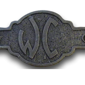 WC EN MÉTAL SIGNE - Product Image 1