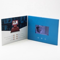 Nouveaux produits en vogue, idées en lin de marque, technologie promotionnelle du client, boîte de carte-cadeau, livre de brochures vidéo