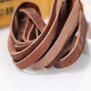 Vintage Cowhide <b>Rope</b> 5M Per Piece Durable Craft Material For Diy <b>Bracelet</b> Necklace Bag Accessories - Product Image 2