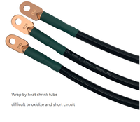 OEM fil de cuivre de haute qualité pvc 2GA 4GA 6GA kit sertissage chariot de golf câble de charge de batterie de voiture
