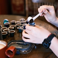 Capsules de café et de thé vides en aluminium scellées, couleur personnalisée, prix d'usine en gros, format mini K-Cup