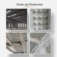 Garajes Prefabricados de 16*23*12 pies, Estructura Metálica Prefabricada de Acero Ligero, Cobertizo Agrícola, Almacén Modular de Acero, Taller