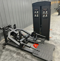 Machine de Squat et de Soulevé de Terre à Poids Sélectables pour Entraînement des Fessiers, des Ischio-jambiers et des Jambes, Idéale pour la Musculation en Salle de Sport Commerciale