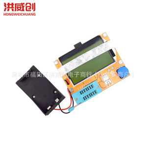 Testeur graphique de transistors Lcr T4 avec support de batterie 6.3V 50V, interface USB pour résistances, inductances, condensateurs ESR - Product Image 1
