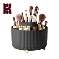 Organisateur de rangement cosmétique rotatif à 360 degrés en PP classique, multifonctionnel pour la maison, le bureau, la table de maquillage