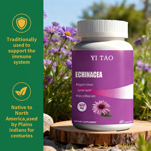 Complément alimentaire à base d'échinacée personnalisable de marque propre, fournissant énergie et soutien immunitaire pour les hommes et les femmes, sous forme de capsules. - Product Image 2