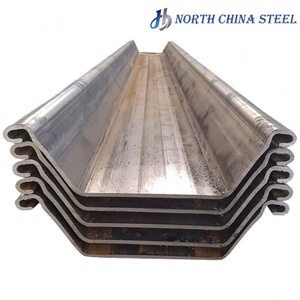 Palplanches en acier de type U robustes, palplanches emboîtables laminées à chaud pour les projets de contrôle des eaux - Product Image 5