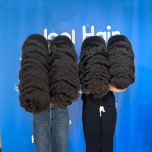 Phổ Biến Nhất Cơ Thể Sóng 13X4 Ren Phía Trước Tóc Giả Tóc Con Người, HD Ren Phía Trước Nguyên Liệu Campuchia Tóc Giả Tóc Con Người Nhà Cung Cấp - Product Image 4