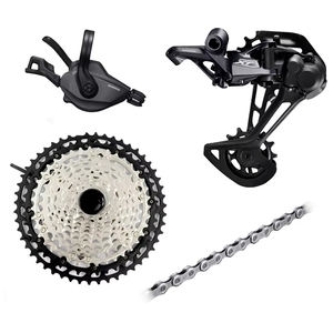 Grupo de Transmisión <span class=keywords><strong>SHIMANO</strong></span> DEORE XT M8100 de 12 <span class=keywords><strong>Velocidades</strong></span> para Bicicleta de Montaña, Kit MTB M8100 con <span class=keywords><strong>Cassette</strong></span> 10-51T o <span class=keywords><strong>Cassette</strong></span> SUNSHINE 52T 50T 46T - Product Image 1