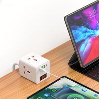 Multiprise de Voyage Cube USB C avec Ports USB, Bloc d'Alimentation Universel Extension Multiprise avec USB