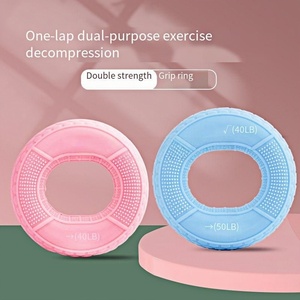 CZFIT Anillo de Agarre de Silicona Ajustable 30-80LB, Ecológico y Duradero, Entrenador de Dedos y Antebrazo, Expansor Carpal Portátil para Gimnasio - Product Image 1