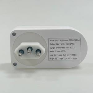 Enchufe Compacto Brasileño de 16A, AC220V, Protector de Voltaje y Corriente Ajustable, 60Hz, Protección para Refrigerador - Product Image 1