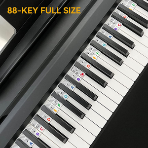 Tái Sử Dụng Có Thể Tháo Rời Silicone Đàn Piano Lưu Ý Hướng Dẫn Bàn Phím Nhãn Dán Với 88-Key Kích Thước Đầy Đủ Cho Người Mới Bắt Đầu - Product Image 3