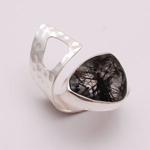 Venta al por mayor de piedras preciosas de plata esterlina 925, joyería fina hecha a mano, titanio Natural Druzy, exportador personalizado para bodas, compromisos - Product Image 6