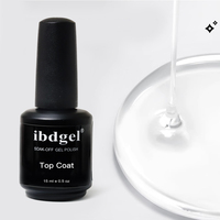 Vernis à ongles UV LED L&M 15ml, gel soak-off pour nail art, non toxique, certifié CE, top coat et base coat sans résidu