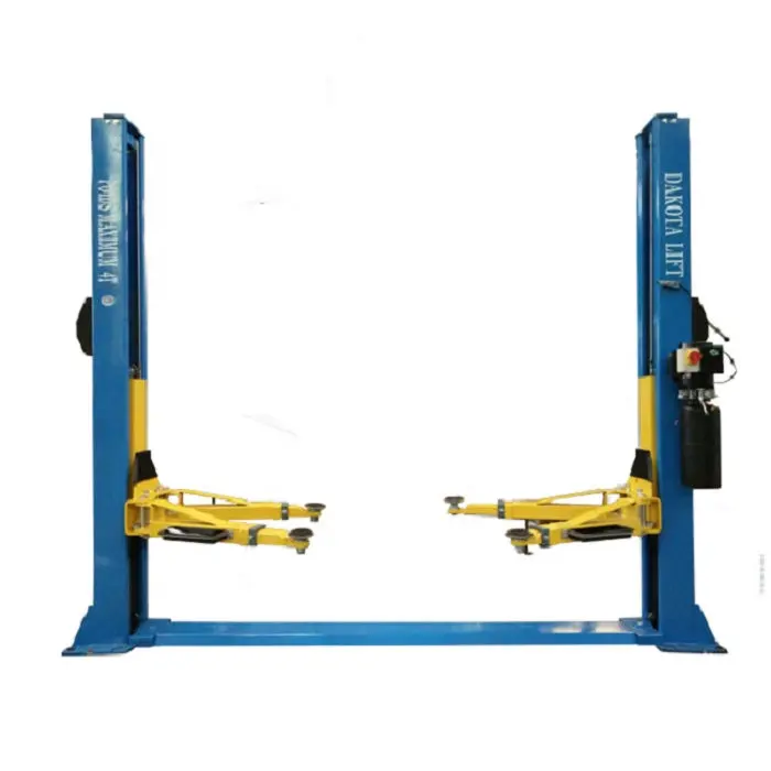 2 post vehicle equipment, floor plate hydraulic car lift WX-2-4000A