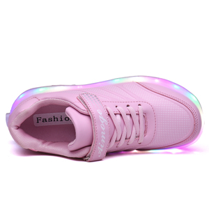 Chaussures <span class=keywords><strong>à</strong></span> <span class=keywords><strong>roulettes</strong></span> pour enfants <span class=keywords><strong>à</strong></span> deux roues, réglables, avec lumières LED clignotantes, <span class=keywords><strong>baskets</strong></span> volantes - Product Image 4