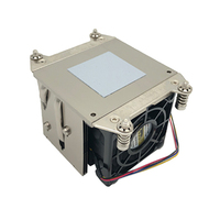 Refroidisseur de processeur COOLSERVER LGA2011 2UR16, refroidissement par air silencieux, ventilateur à deux roulements à billes, 4 caloducs en cuivre et aluminium, boîtier d'ordinateur, TDP 150W