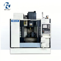 Centre d'usinage vertical 5 axes abordable VMC650 de fabrication chinoise, table rotative de 650 mm, fraiseuse CNC BT40 avec certificat CE