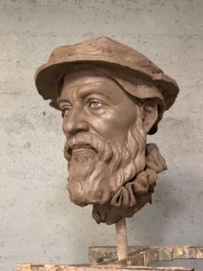 Statue d'ébauche en argile à tête personnalisée de taille <span class=keywords><strong>LIife</strong></span> réaliste élevée - Product Image 4