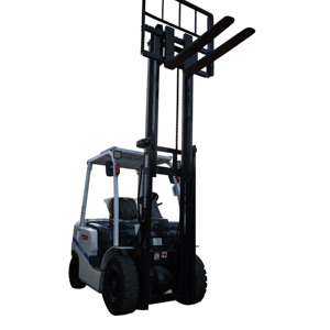 Chariot élévateur GPL d'occasion TCM 3T FD30 à mât bi-étages, pneus pleins, système hydraulique, pièces détachées d'origine - Product Image 1