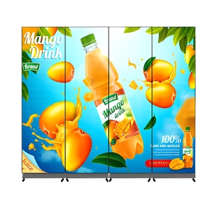 Miroir sur pied avec affichage LED, signalétique numérique publicitaire intérieure, écran LED P1.86 P2.5 pour vitrine commerciale - Product Image 1