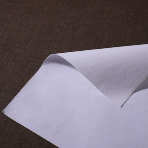 Tùy chỉnh linen pha trộn hạt mịn lớp phủ <span class=keywords><strong>Polyester</strong></span> tinh khiết bông dầu vải vừa hạt Acrylic sơn vải cuộn - Product Image 1