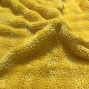 Luxe lourd doux pour la peau haute qualité hiver 270Gsm 100% Polyester tricoté Jacquard bulle flanelle tissu pour vêtements - Product Image 4