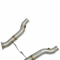 Tuyau de descente à haut débit en acier inoxydable 304 pour Ferrari 458 SP Speciale 458SC 2014-2016, kit de réglage de flux pour la course
