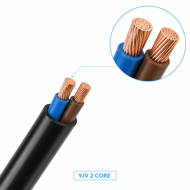 3-Core YJV 95mm² 0.6/1kV Low Voltage Copper XLPE Insulated PVC Sheathed Power Cable