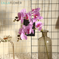MW18905 Tiges d'orchidées Fleurs artificielles Real Touch Latex Faux Phalaenopsis Branches