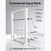 Machine Smith Commerciale Multifonctionnelle à Charge Équilibrée par Plaques d'Acier de 3 mm, Équipement de Gymnastique, Rack à Poids Libres, Fitness