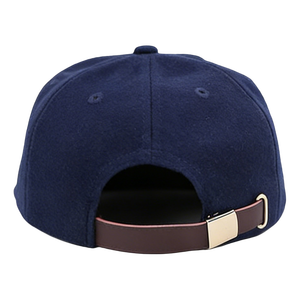 قبعة DAZU الكلاسيكية ذات الخمسة ألواح غير المهيكلة مع شعار مطرز ثلاثي الأبعاد مخصص من الصوف السميك - Product Image 2