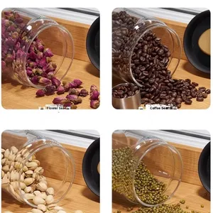 Contenitore Ermetico in <span class=keywords><strong>Vetro</strong></span> Trasparente per Conservazione Alimenti, Estrazione dell'Aria, per Caffè in Grani - Product Image 5
